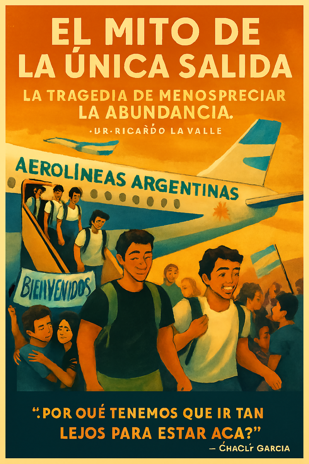 La salida es por Ezeiza…