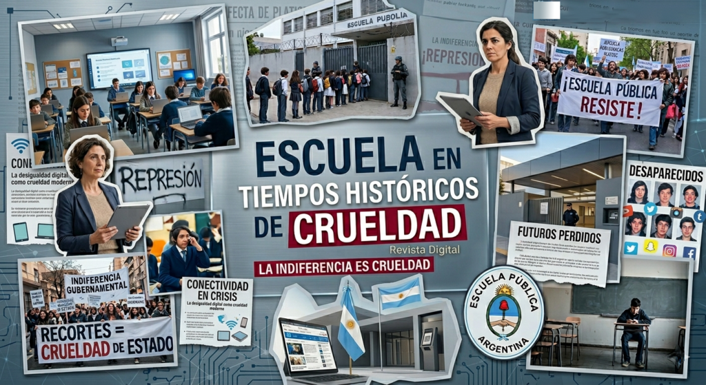 Escuela en tiempos históricos de crueldad.