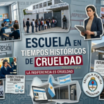 Escuela en tiempos históricos de crueldad.
