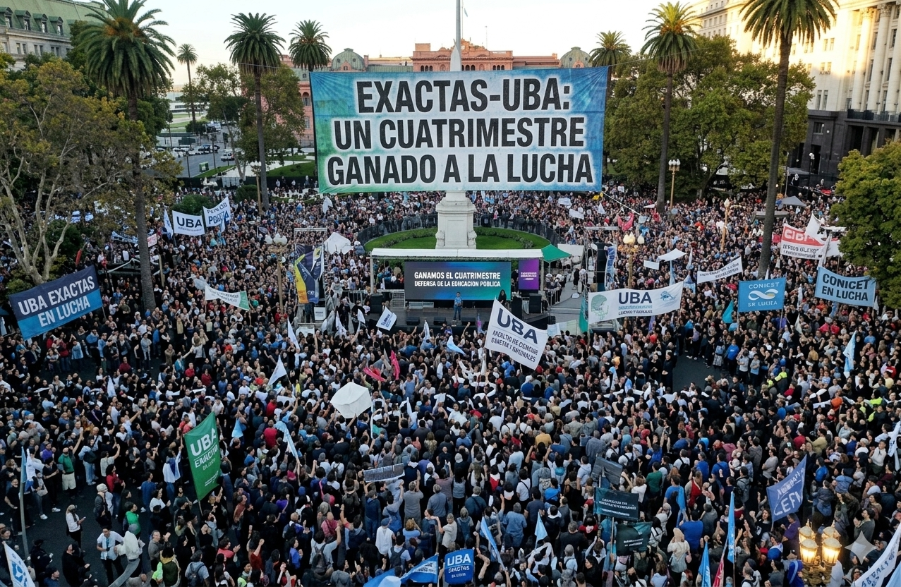 Exactas-UBA: un cuatrimestre ganado a la lucha